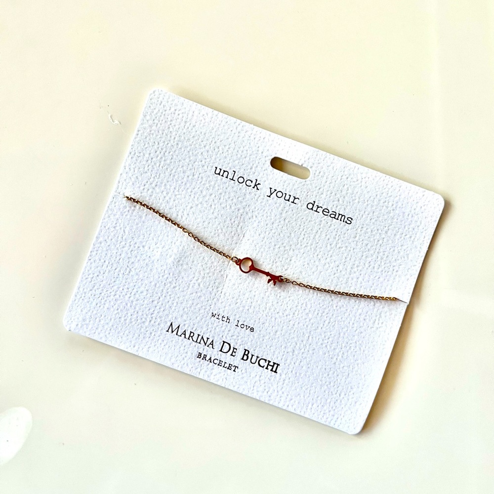 Marina De Buchi Gold Plated Unlock your Dreams Bracelet
